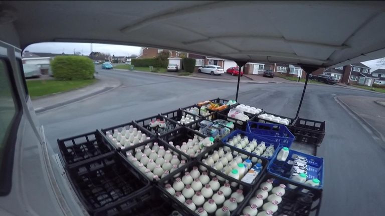 Milkmen have reported a boost in sales