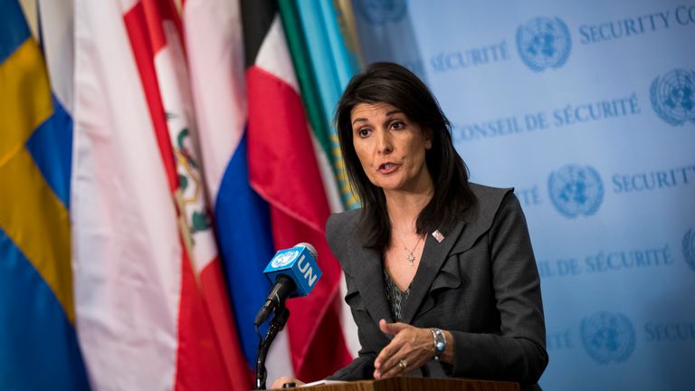 Nikki Haley called for an emergency UN meeting on the Iran situation