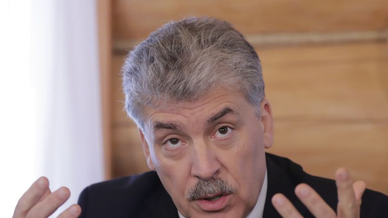 Pavel Grudinin will take on Vladimir Putin for the Russian presidency
