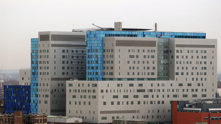 The rebuilding of the Royal London Hospital in east London was funded by PFI