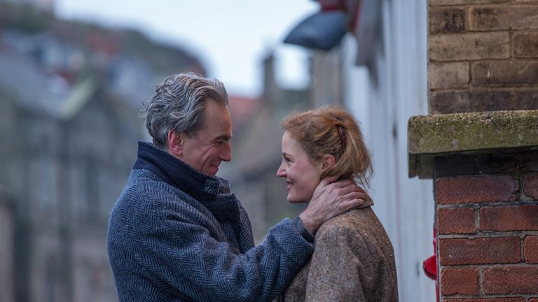 Krieps stars as Alma alongside Day-Lewis' Woodcock