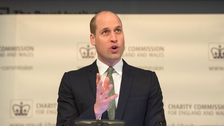 The Duke of Cambridge says charity is 'not an operational extra'
