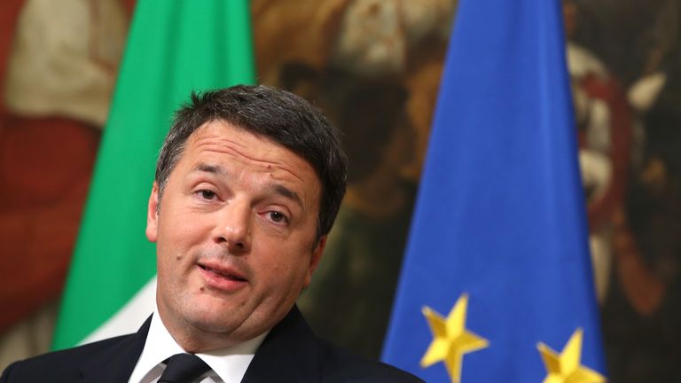 Matteo Renzi fell from office a year ago after calling and losing a referendum David Cameron style