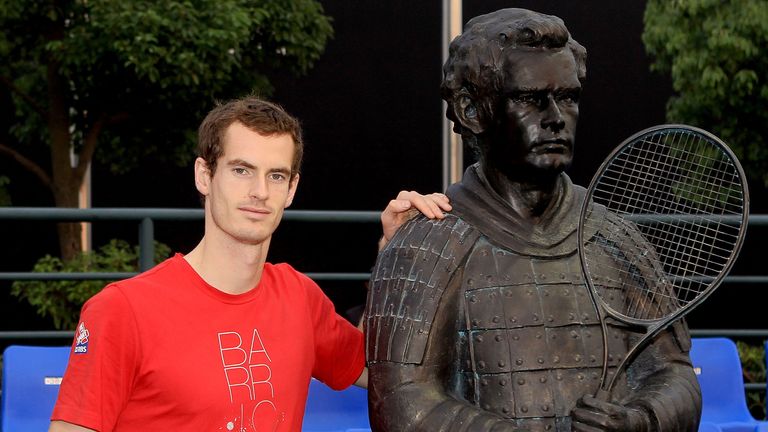 Murray's statue is built in the style of the Terracotta Warriors