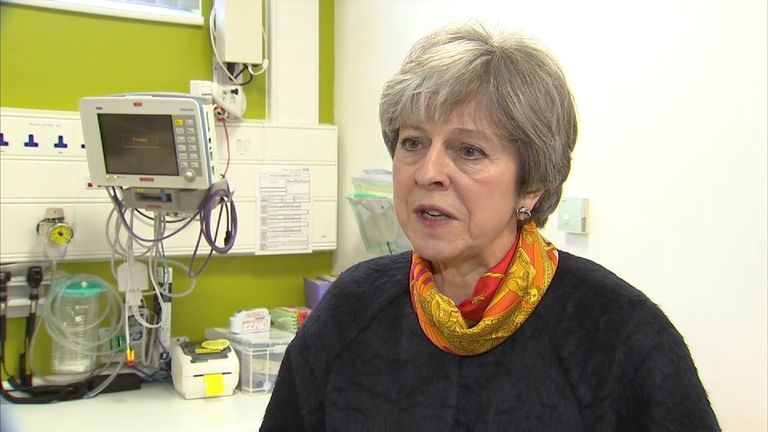 The Prime Minister visited Frimley Park Hospital in Surrey  and apologised for missed operations