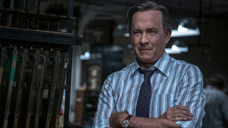 Tom Hanks was nominated for a Golden Globe for his portrayal of Ben Bradlee