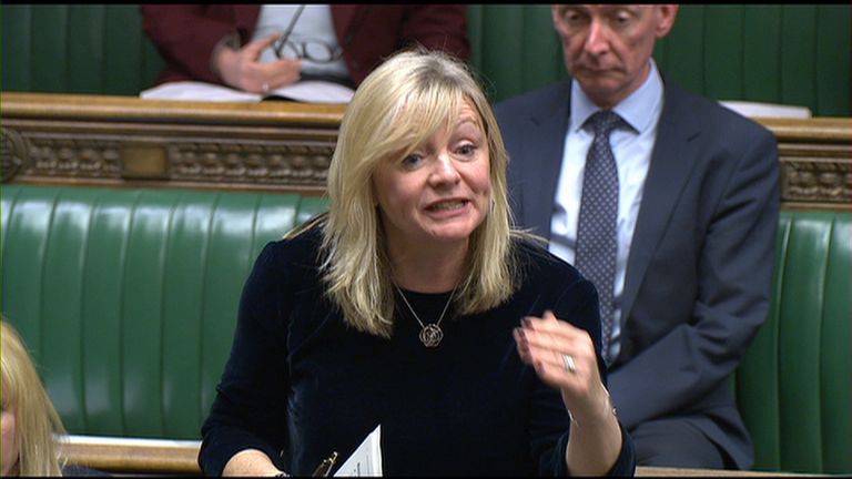 Tracy Brabin speaking in the Commons