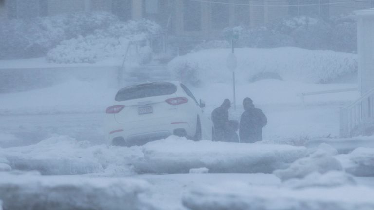 The eastern coast of the United States is feeling the full brunt of a winter storm