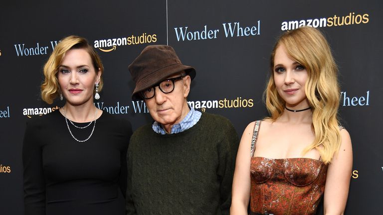 Kate Winslet and, Woody Allen worked together on Wonder Wheel