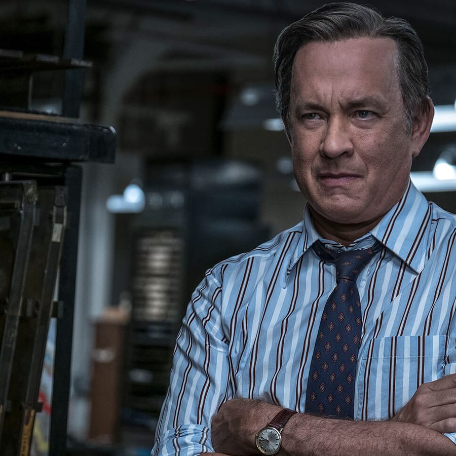 Tom Hanks was nominated for a Golden Globe for his portrayal of Ben Bradlee