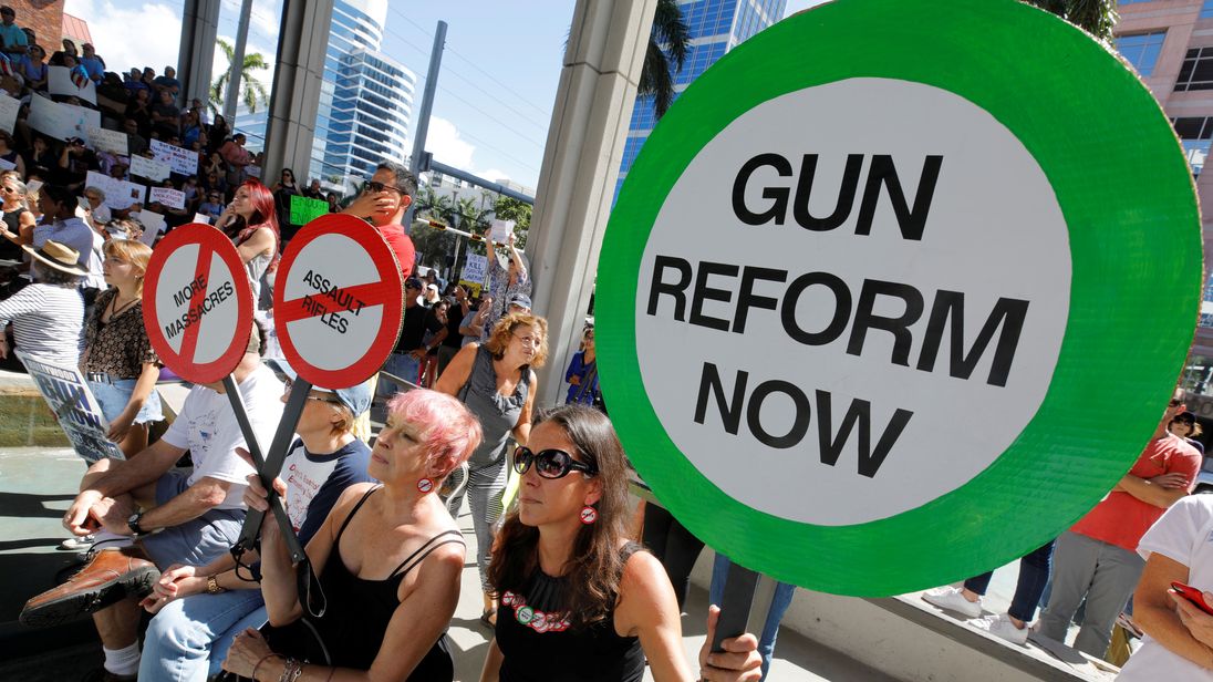 Thousands of people turned out for an anti-gun rally in Florida