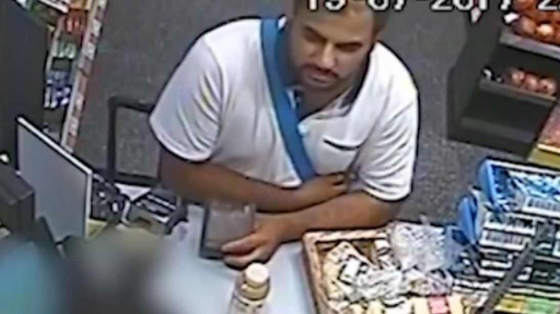 Arshid, freezer murderer CCTV still