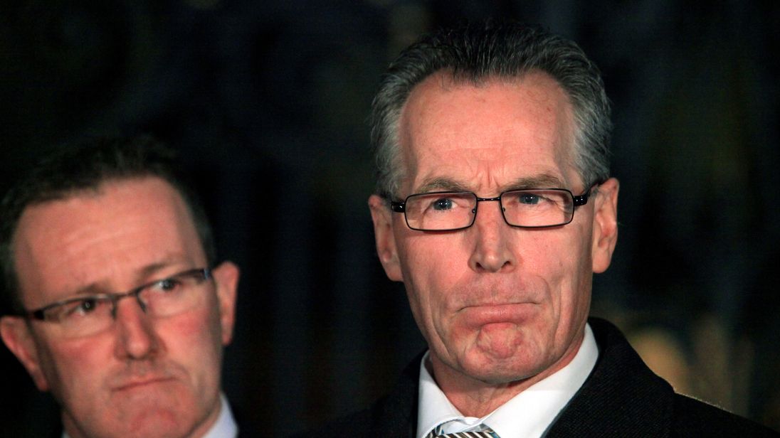 Gerry Kelly interviewed by police after removing clamp from his vehicle Gerry Kelly interviewed by police after removing clamp from his vehicle