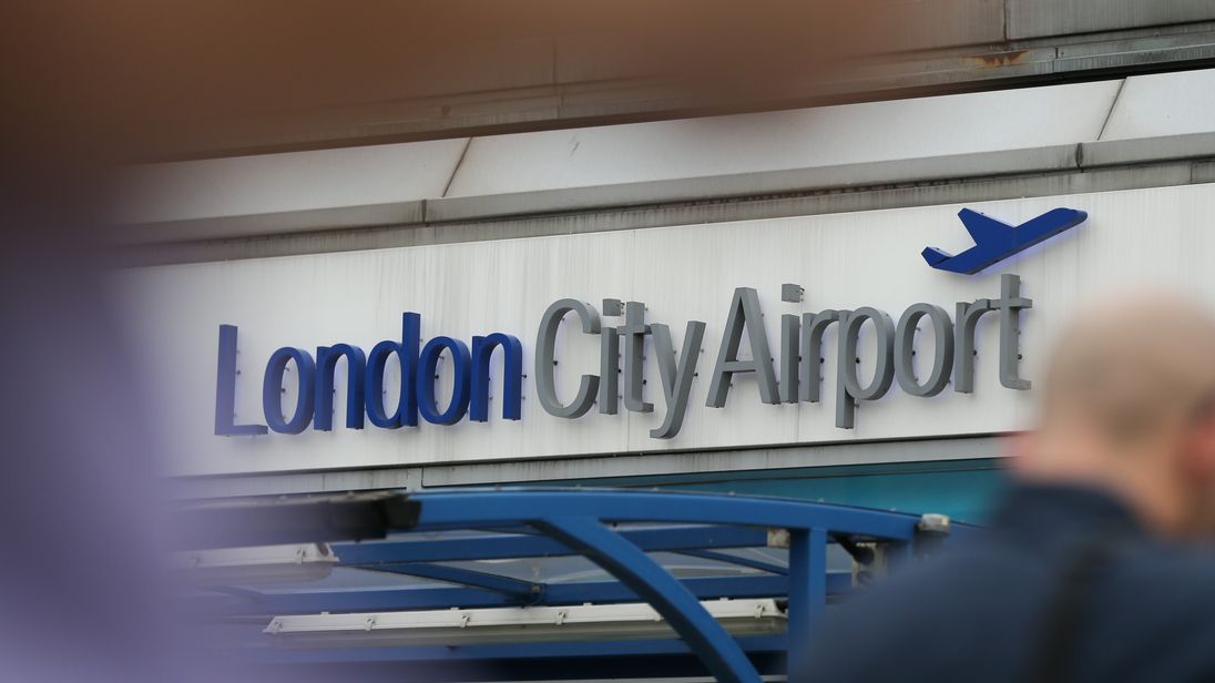 A general view of London City Airport