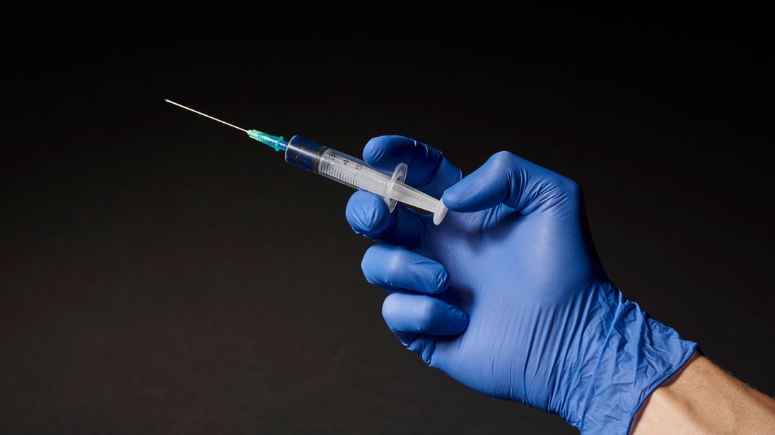 The fake doctor used the same syringes as those he had previously used to treat flu and fever. File pic