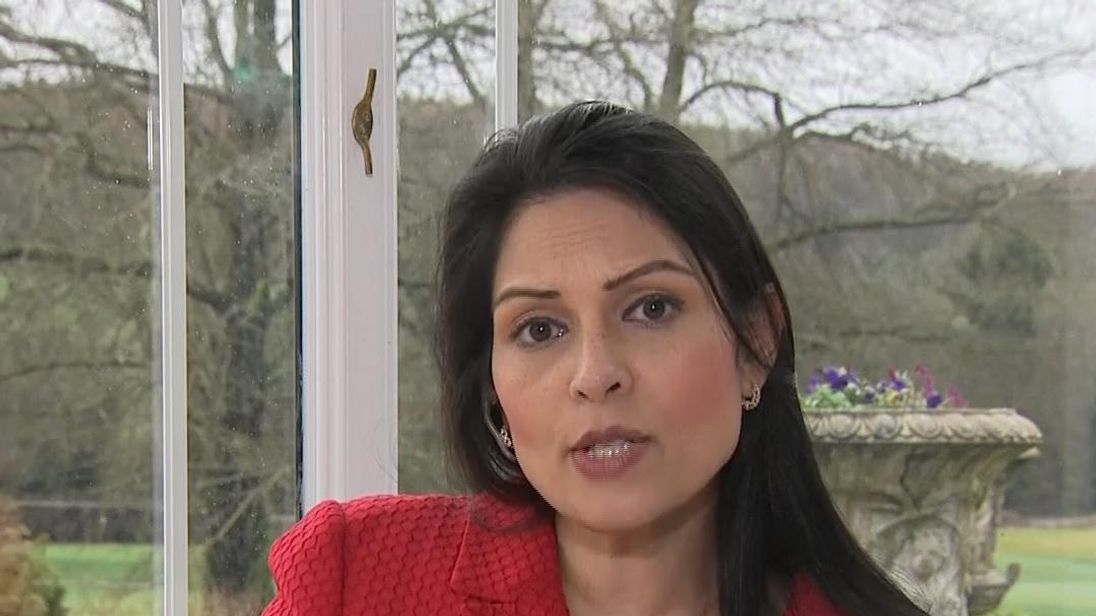 Priti Patel says the chief executive of Oxfam should resign
