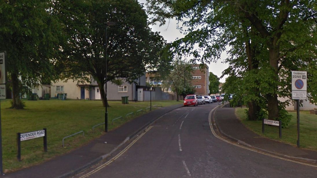 Police were called to Defender Road, Southampton. Pic: Google Street View