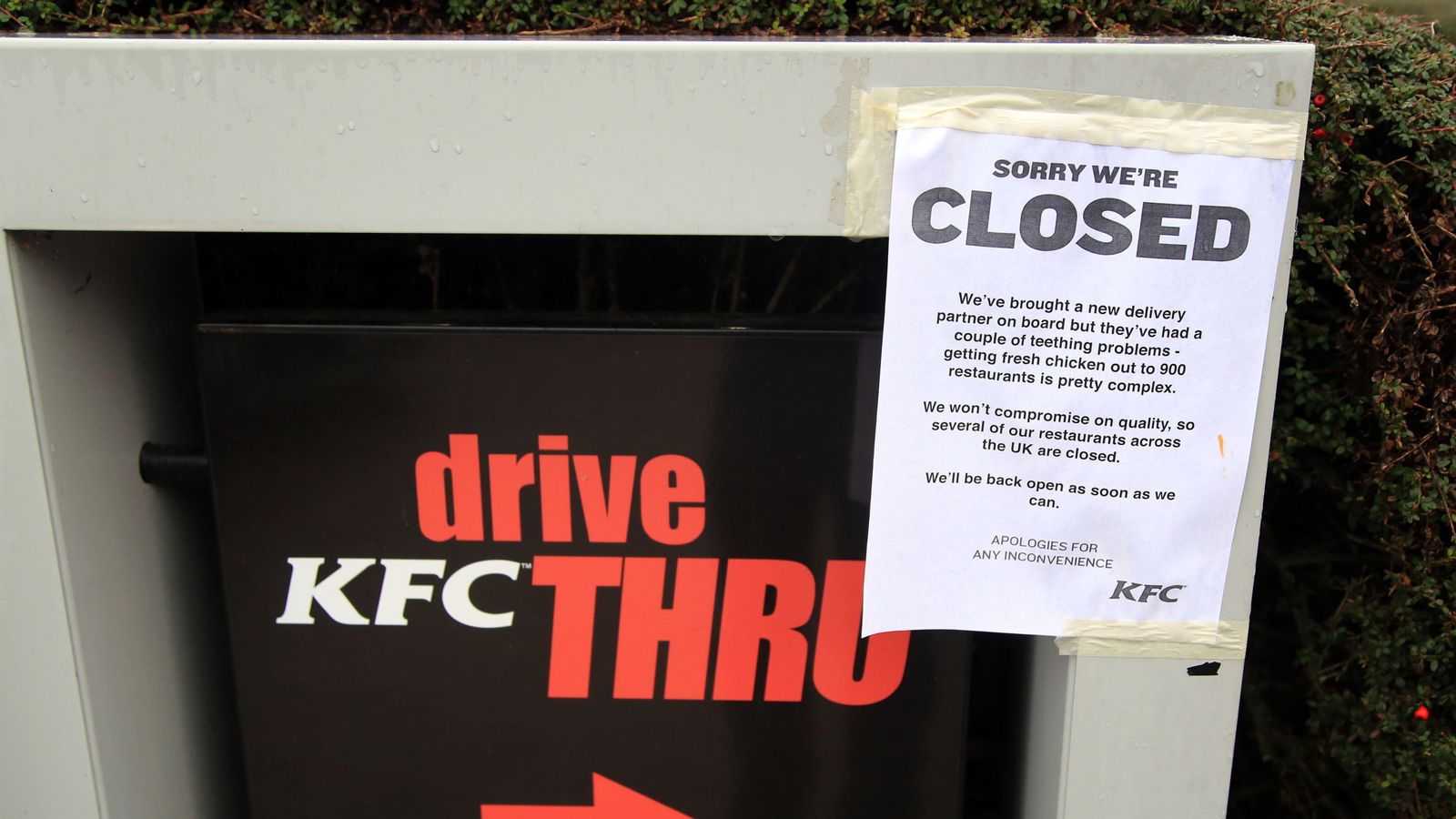 Firm At Centre Of KFC Delivery Chaos Gets No-deal Brexit Contract ...