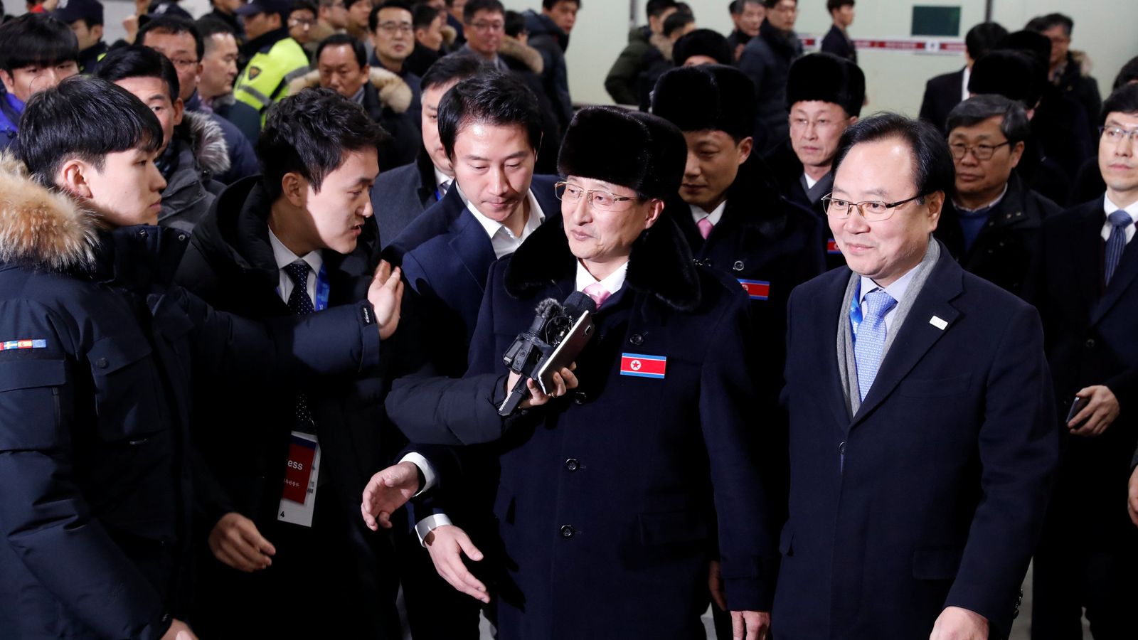 North Korean athletes arrive in South Korea for Winter Olympics | World ...