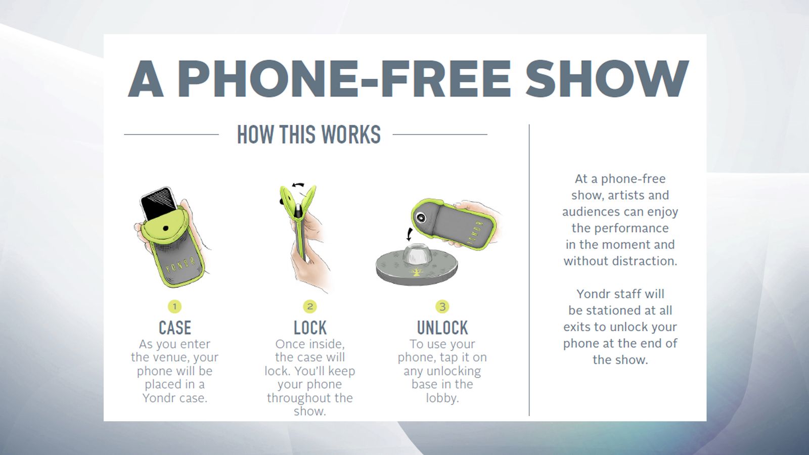 Would you lock up your phone? Yondr boss says people still 'wrestling