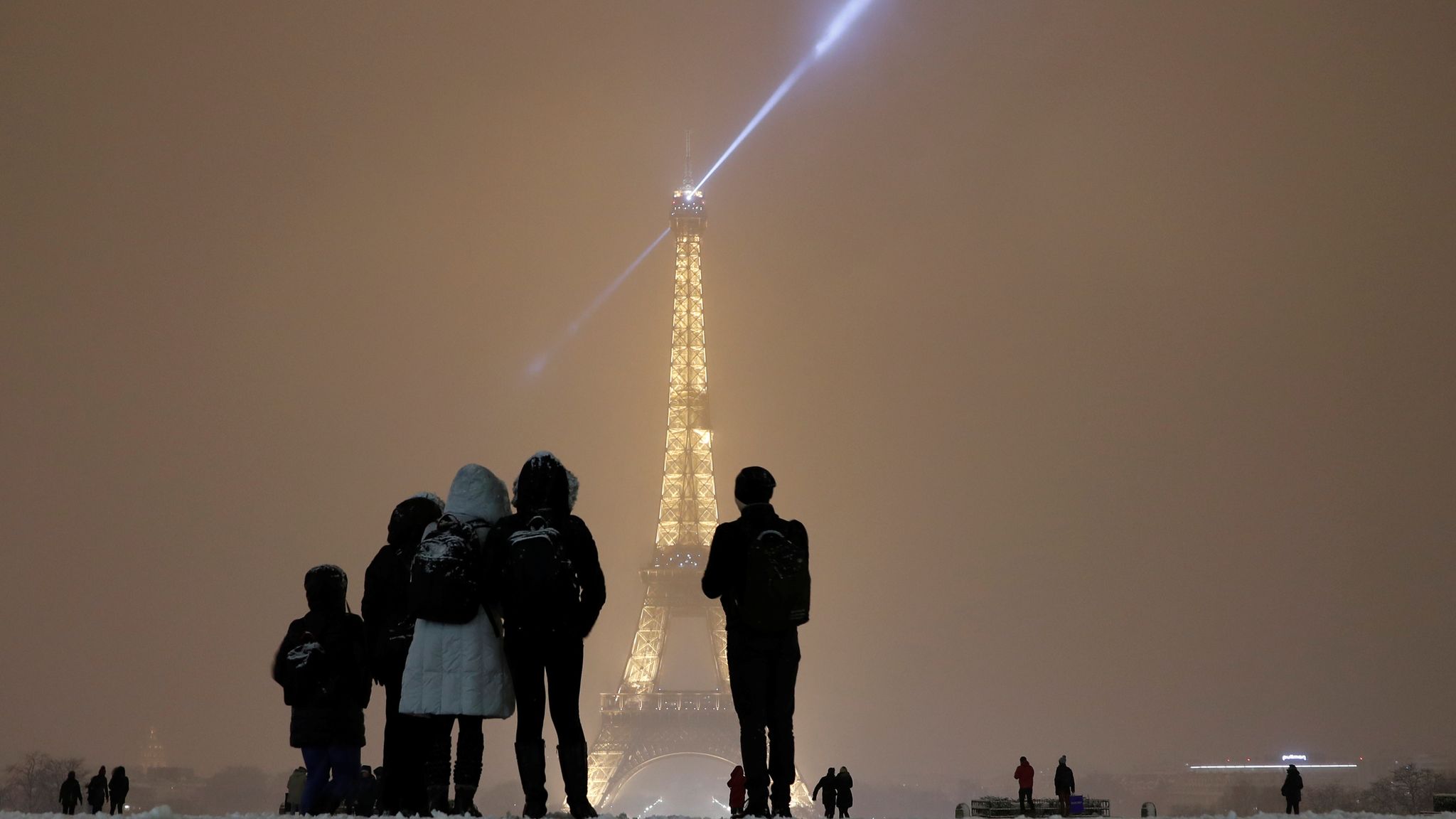 Eiffel Tower closed as Paris is hit by huge snowfall World News Sky