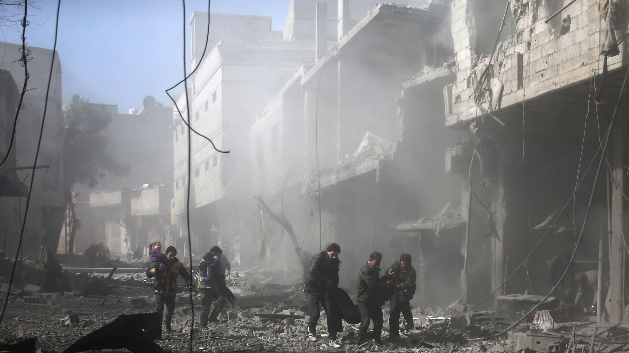 Airstrikes And Rocket Fire 'kill 71' In Syrian Rebel Enclave | World ...