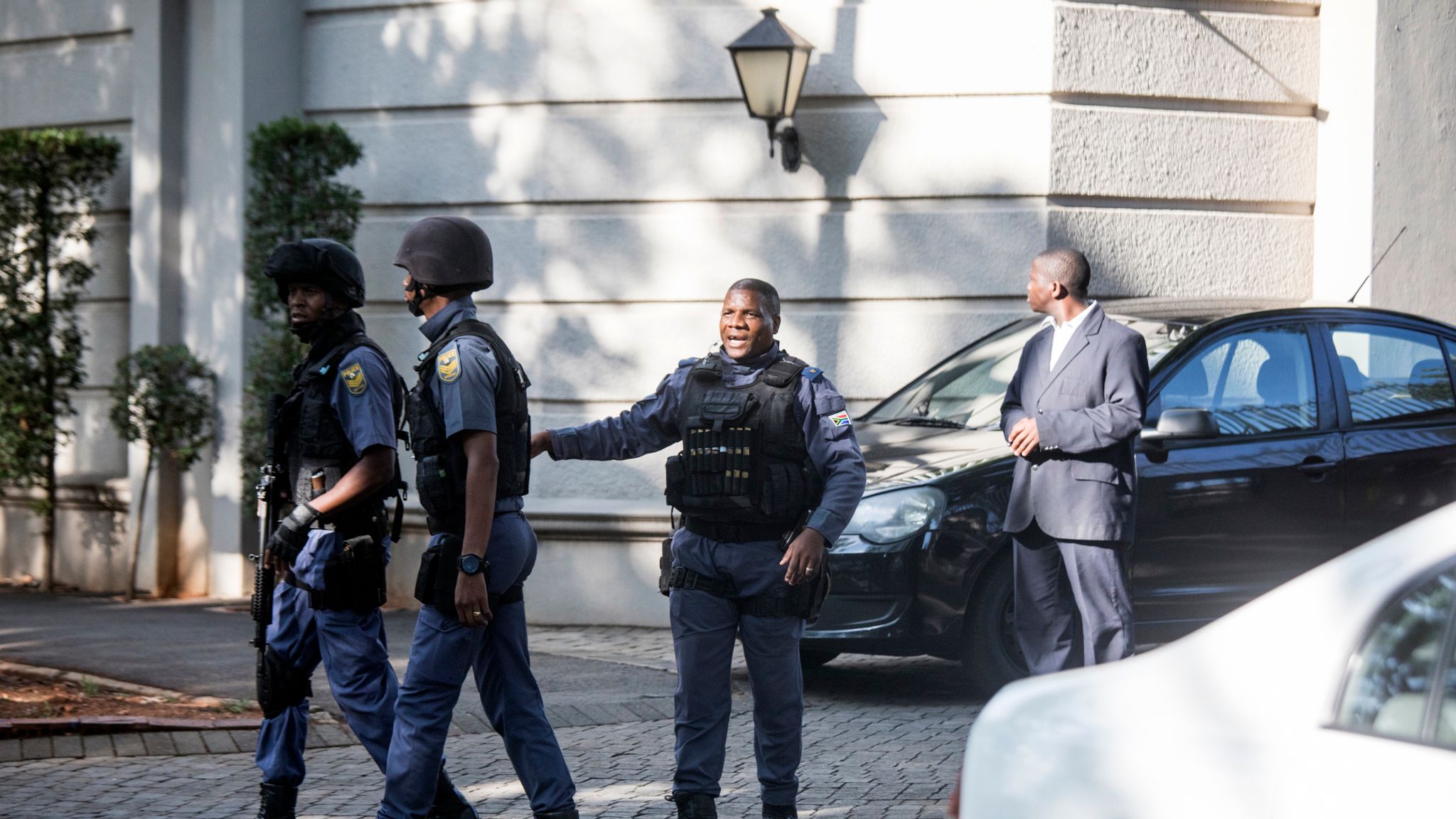 Elite police raid home of family linked to Jacob Zuma amid corruption  scandals | World News | Sky News