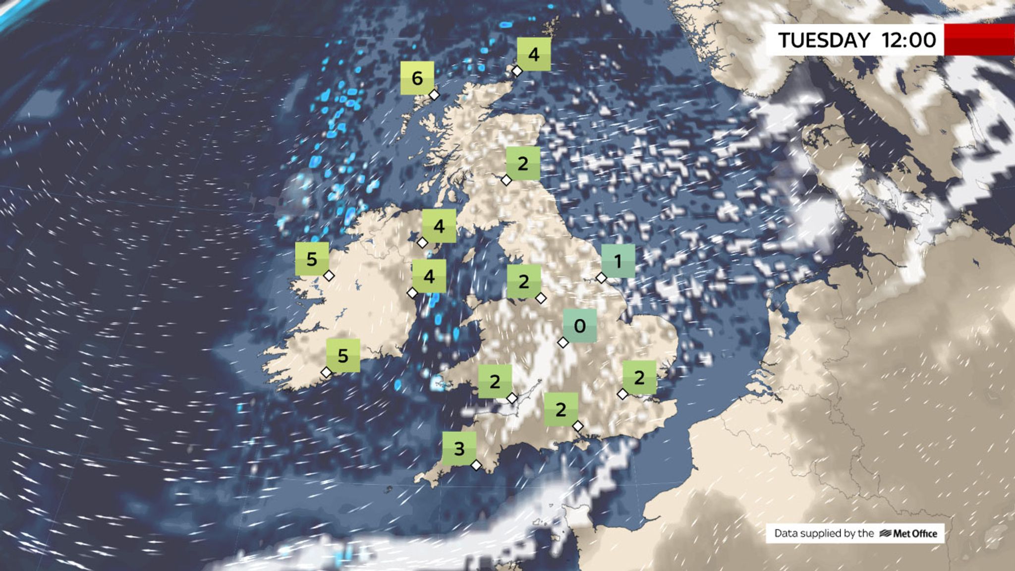 Weather Forecast Snow Showers Will Keep Coming UK News Sky News