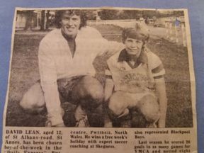 Barry Bennell with David Lean after he was awarded Butlins&#39; boy-of-the-week in 1979
