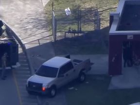 At least 20 people were injured when a gunman opened fire at a  Florida high school 