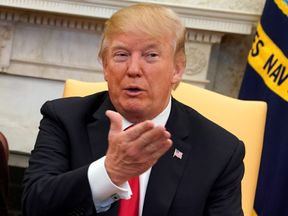 Mr Trump has been accused of &#39;sending his friend Putin a bouquet&#39;