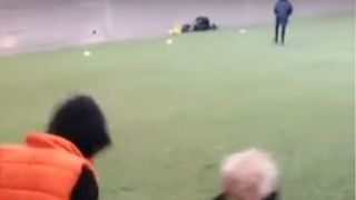 Corey and Casper Platt-May's father has put up footage of them playing football.