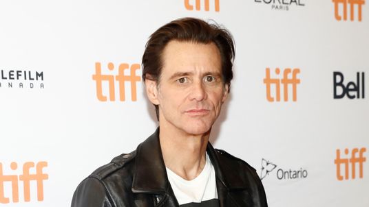 Jim Carrey at a recent preview of Jim & Andy: The Great Beyond