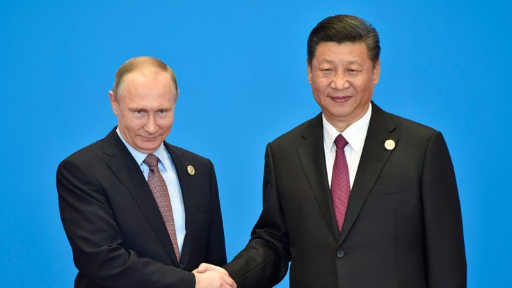 Russian President Vladimir Putin and Chinese President Xi Jinping