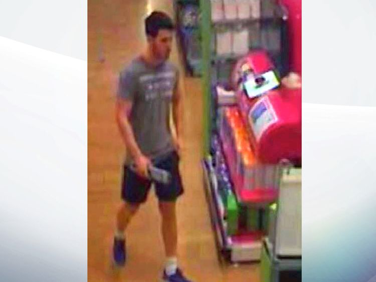 CCTV showed Stimpson buying the knife in a supermarket