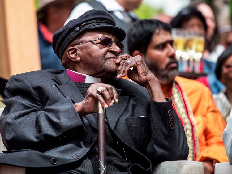 Archbishop Desmond Tutu quits Oxfam role over charity's sex scandal