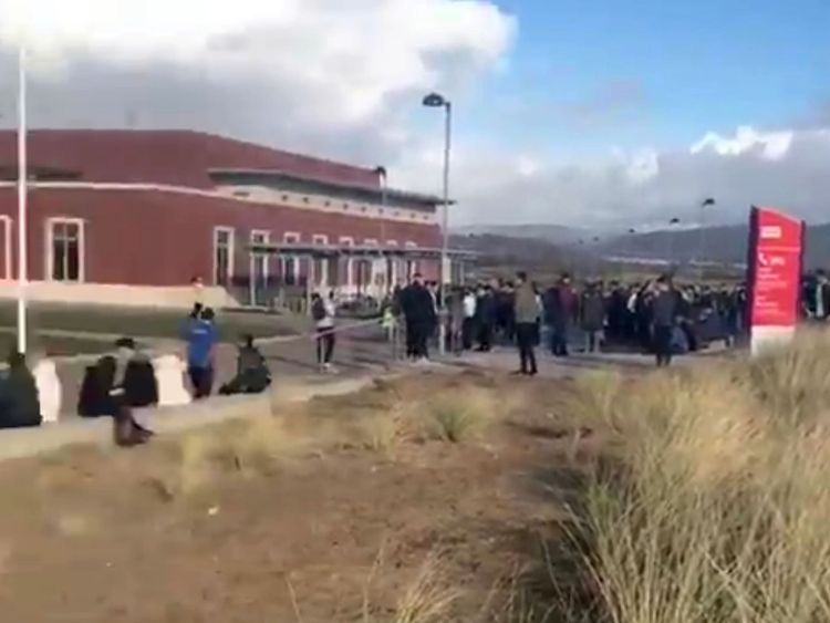 Swansea University Bay Campus was evacuated after the earthquake