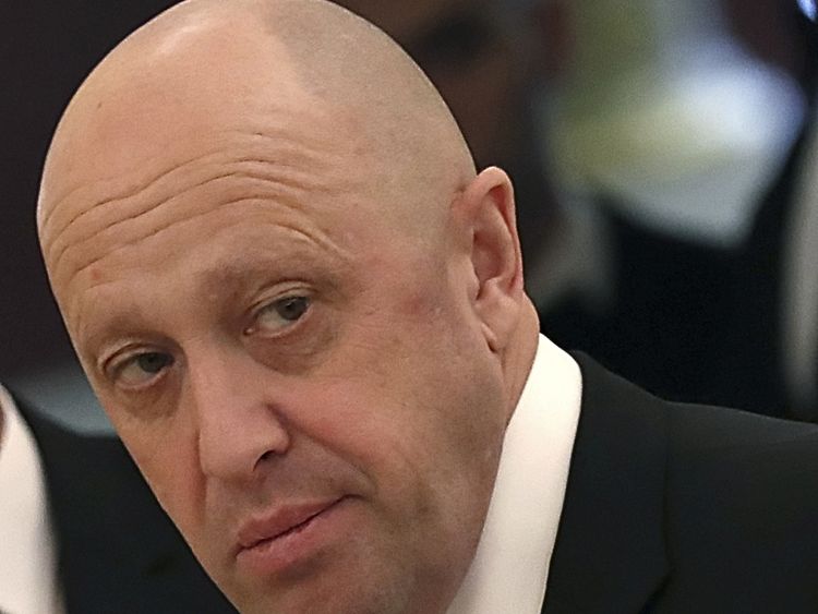 Russian businessman Evgeny Prigozhin pictured in 2017