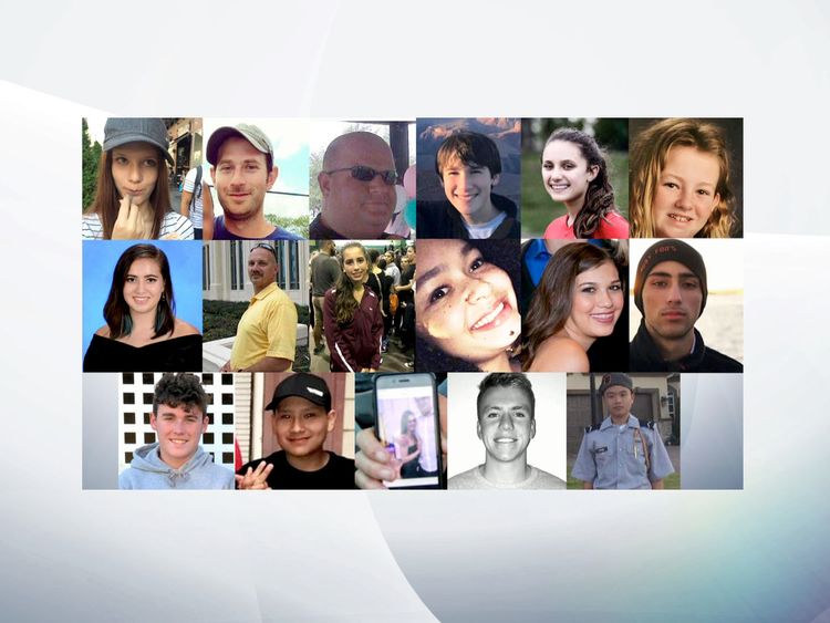 The victims of the mass shooting at a school in Florida