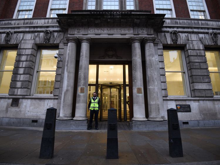 A view of the Department for International Development in Westminster, London.

