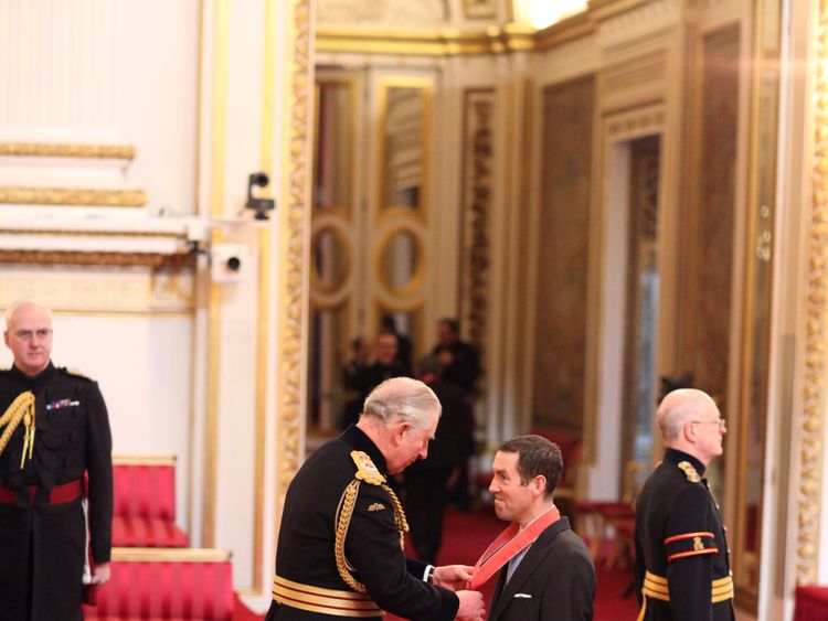 Mr. Alexander Greensill from Chester is made a CBE (Commander of the Order of the British Empire) by the Prince of Wales at Buckingham Palace. PRESS ASSOCIATION Photo. Picture date: Thursday February 8, 2018. Photo credit should read: Yui Mok/PA Wire