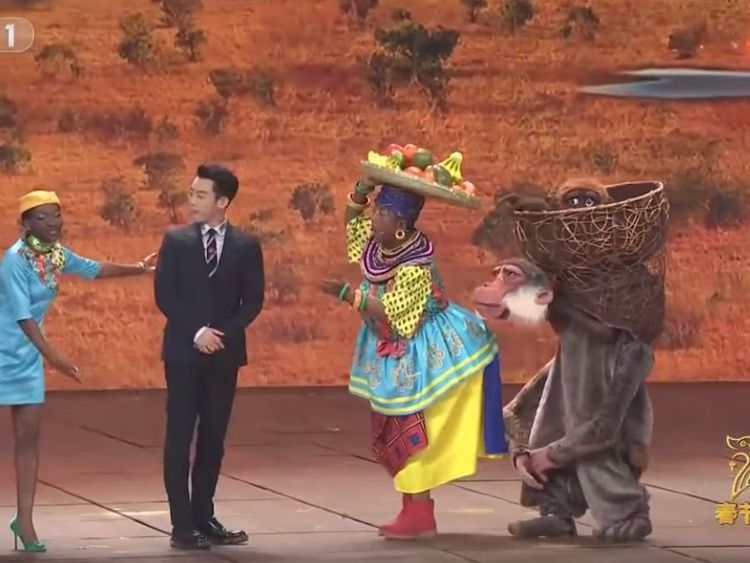 China sparks fury for 'racist' New Year TV show China sparks fury for 'racist' New Year TV show