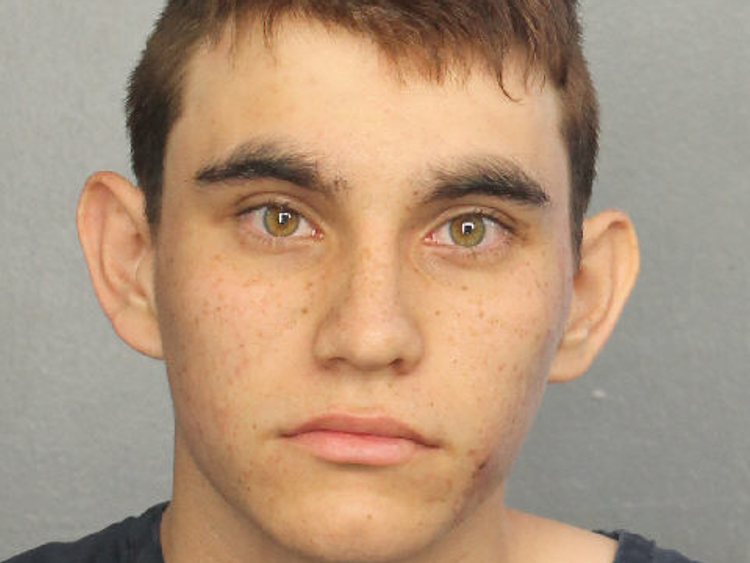 A mugshot taken after Nikolas Cruz's arrest. Pic: Broward County Sheriff's Office