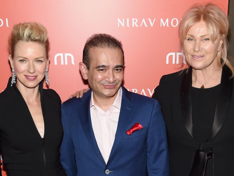 Nirav Modi with Naomi Watts at the opening of his New York outlet in 2015