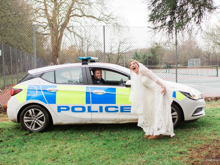 Mrs Eyre described the incident as &#39;surreal&#39;. Pic: Annie Crossman Photography