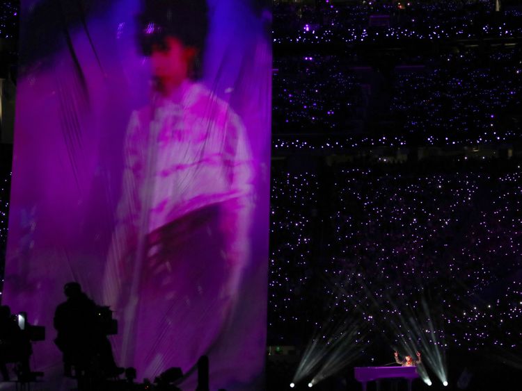 Justin Timberlake performed a tribute to Prince, whose hometown was Minneapolis, where the Super Bowl was