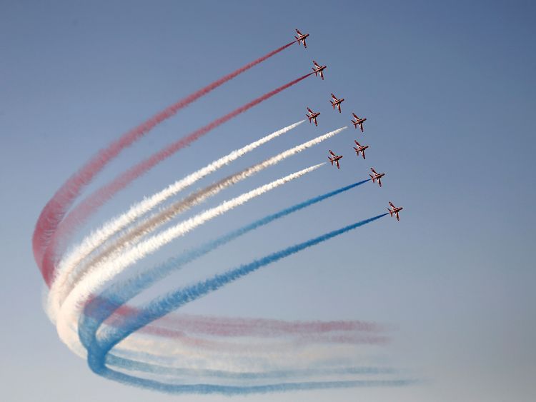 The Red Arrows always provide quite the spectacle