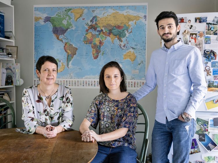Judith and Connie share their home with Shannon from Aleppo. Pic. UNHCR/Aubrey Wade