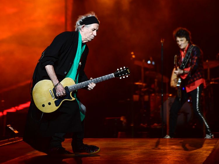 Keith Richards (l) said the band were &#39;just getting started&#39;