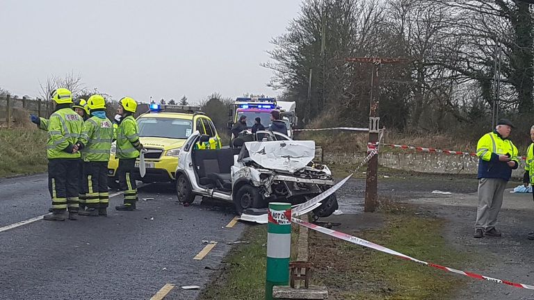 The crash is understood to have involved at least one other car
